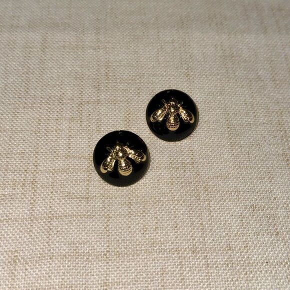 Bees earrings M453 - Picture 2 of 4